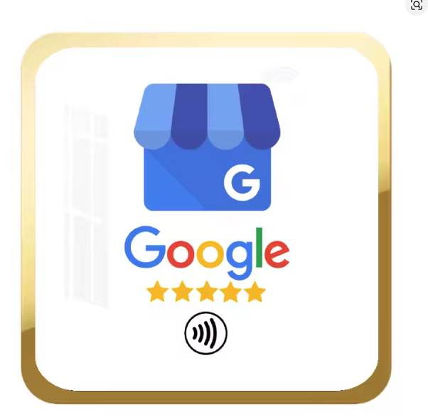 Google review NFC tap plate