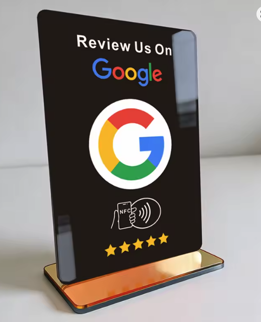 Acrylic Google review tap card