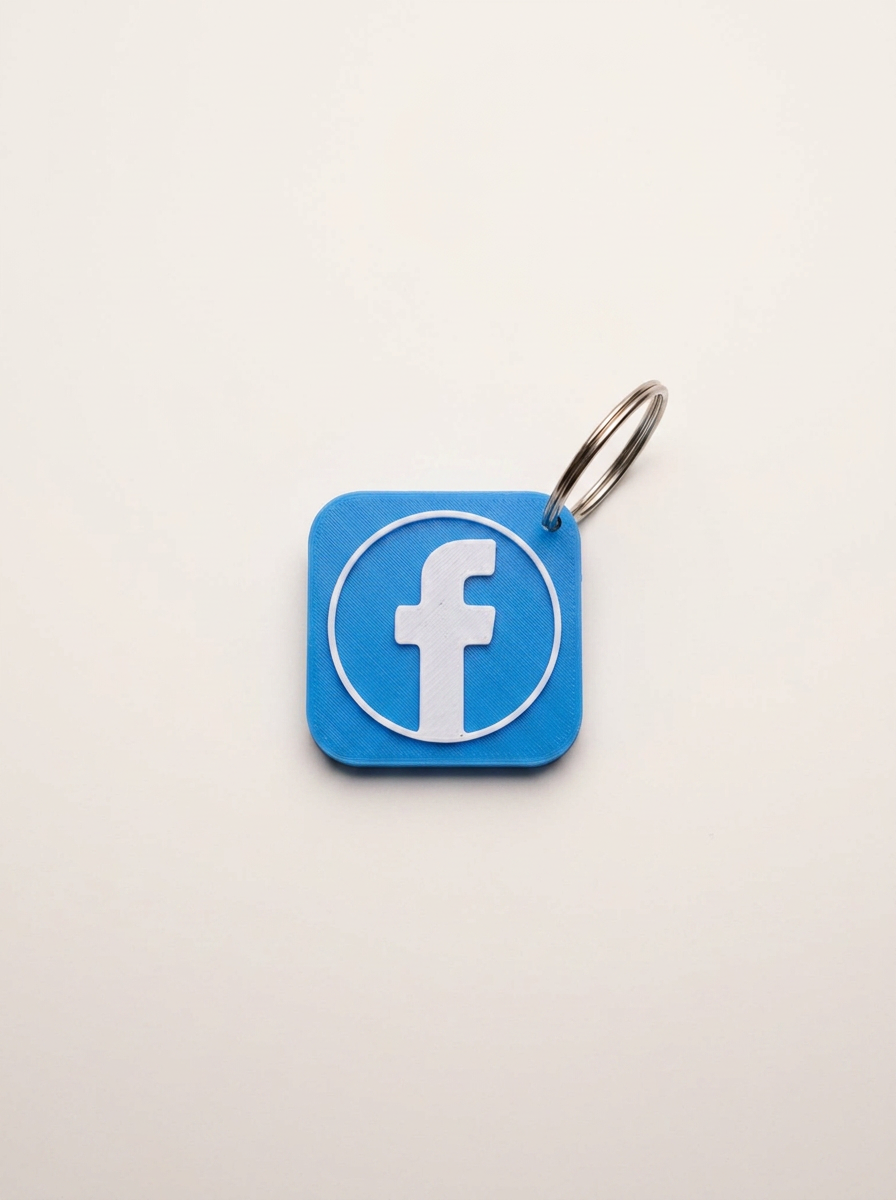 Facebook NFC keychain design