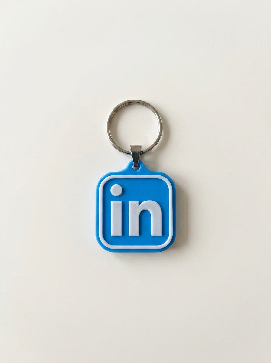 LinkedIn NFC keychain design
