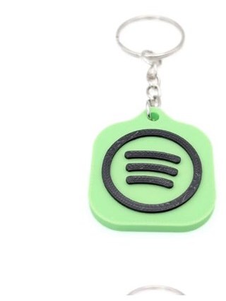 Spotify NFC keychain design
