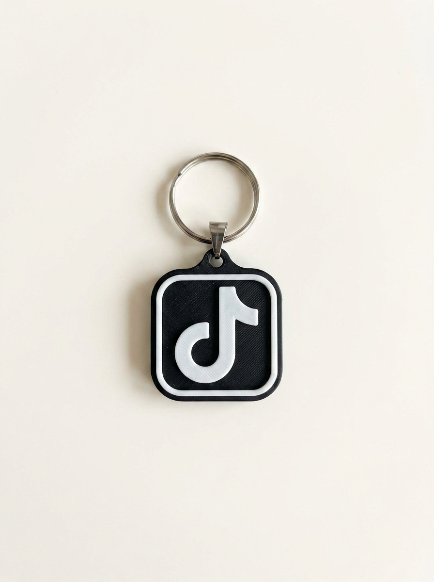 TikTok NFC keychain design